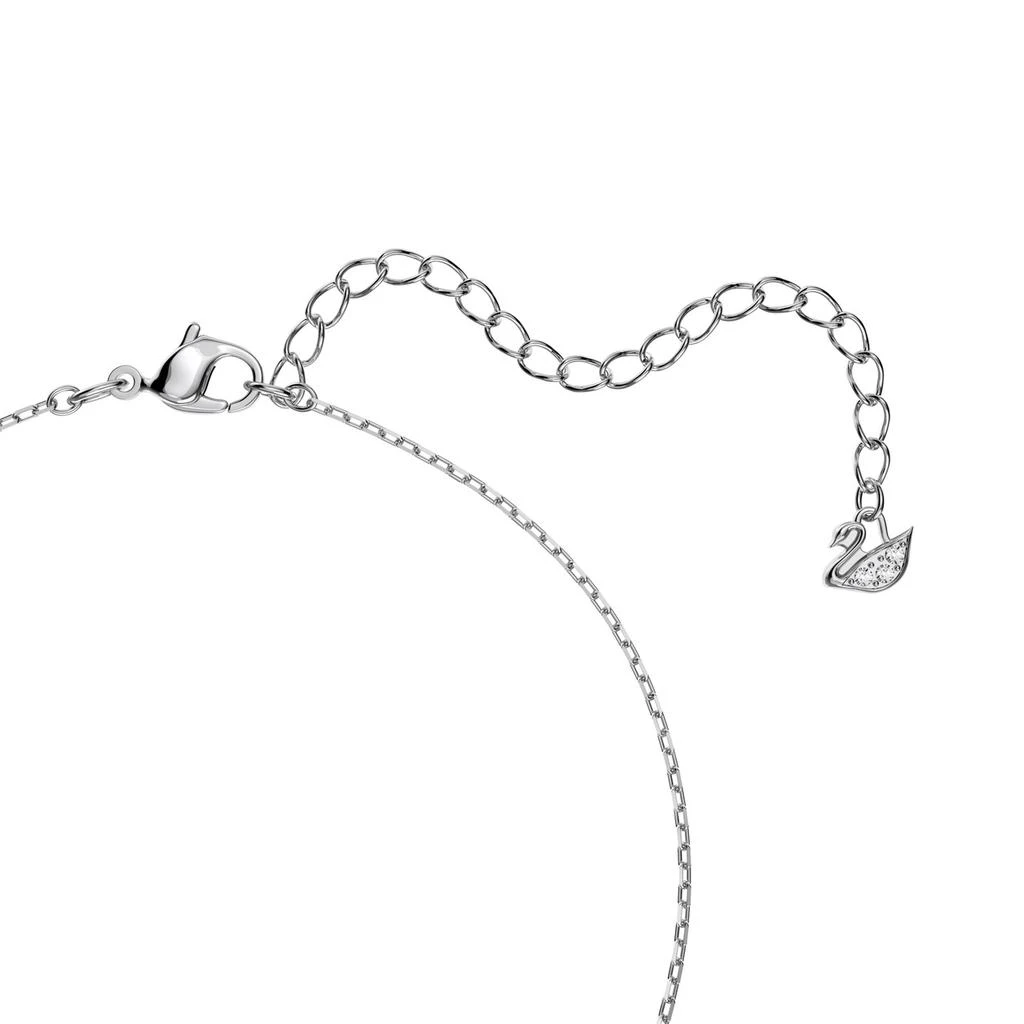 Swarovski Swarovski sparkling dance necklace round cut white rhodium plated 4