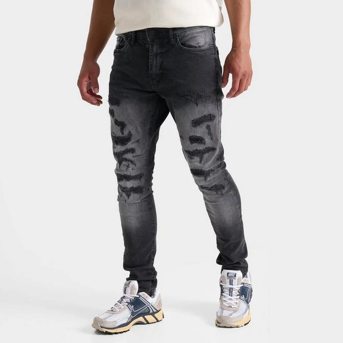Jordan Craig Men's Jordan Craig Sean Stacked Slim Denim Jeans 1