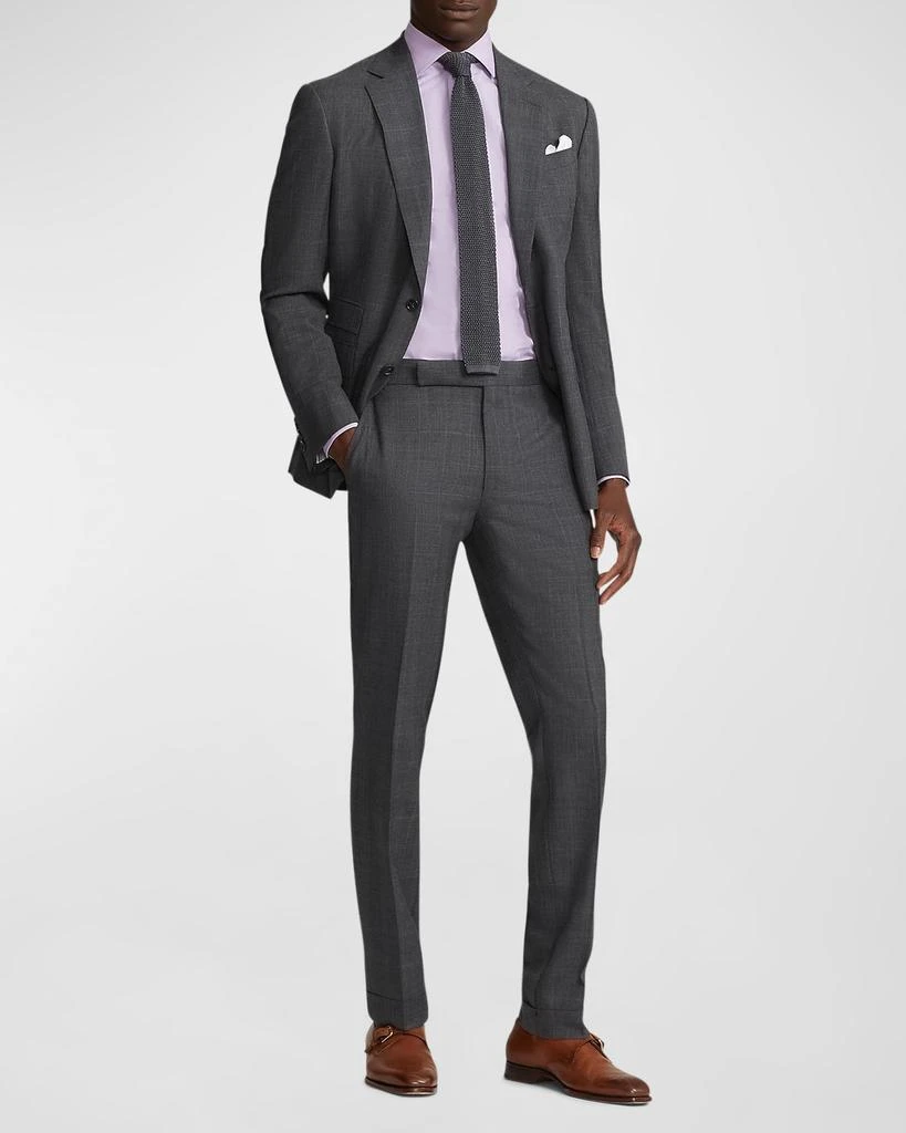 Ralph Lauren Men's Kent Hand-Tailored Glen Plaid Suit 4