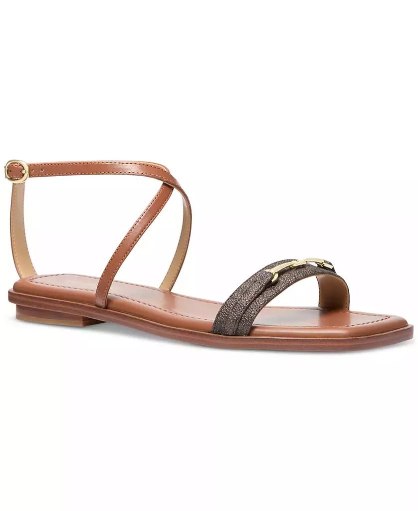 【Michael Kors】Paola llic Snake Embossed Leather Sandal Paola Metallic Snake Embossed Leather Wedge Sandal | Michael