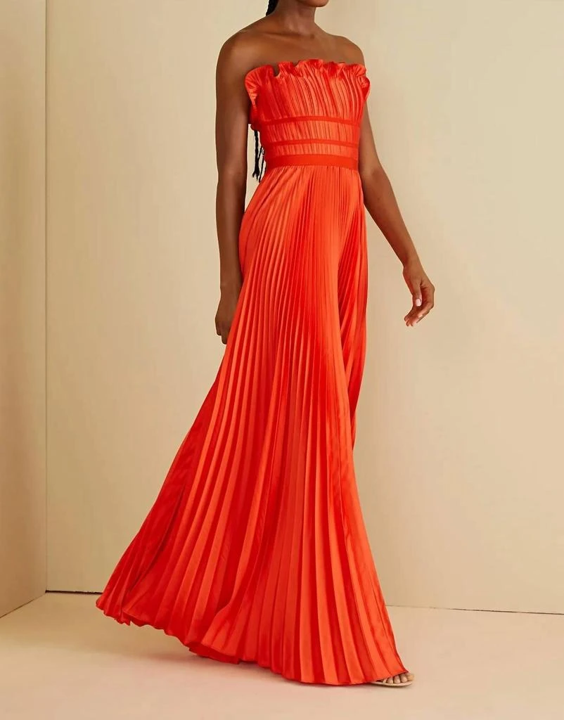 AMUR Amur - Losey Ruffle Neck Gown 2