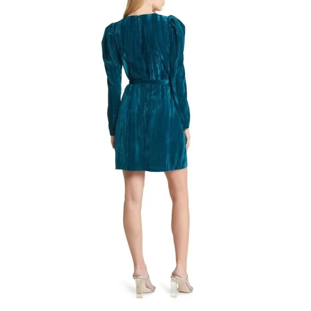 Adelyn Rae Adelyn Rae - Pricilla Velvet Wrap Dress 3