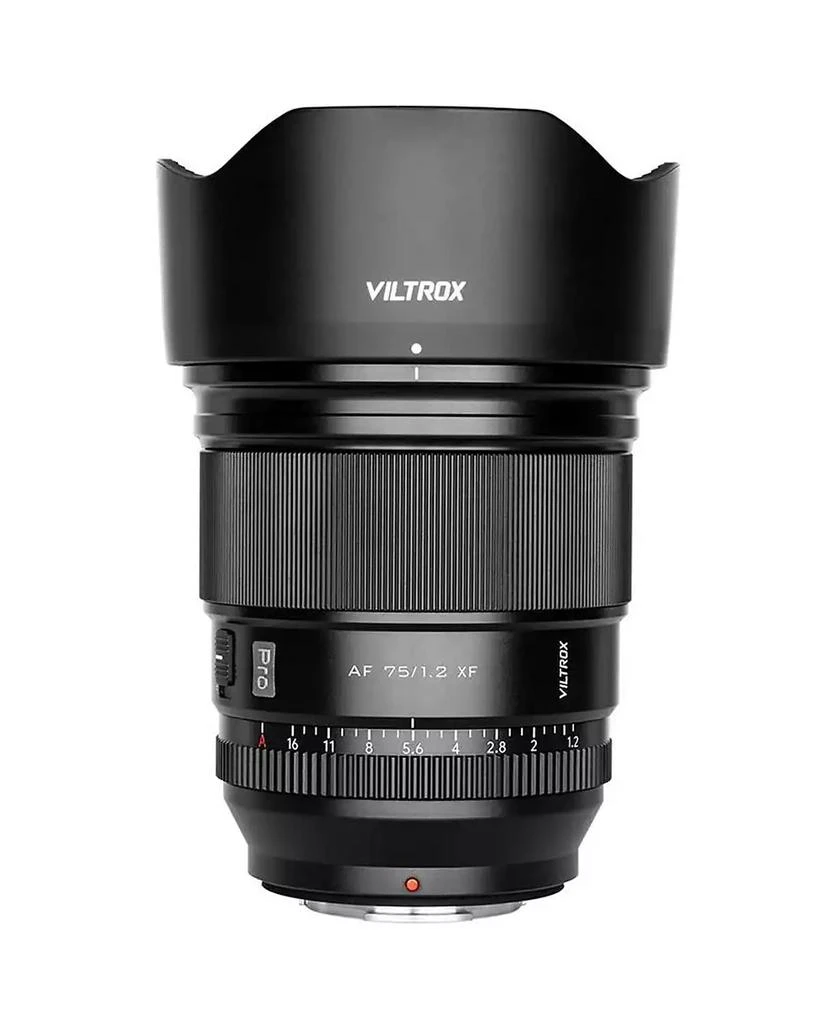 Viltrox Pro AF 75mm f/1.2 XF Lens for Fujifilm X, Bundle with 77mm Filter Kit, Lens Pouch, Pen Lens Cleaner, Lens Cap Tether 8