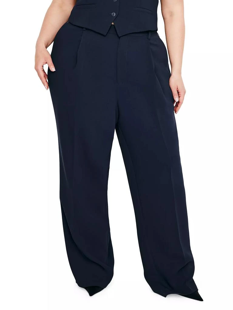 Good American Luxe Suiting Column Trousers 8