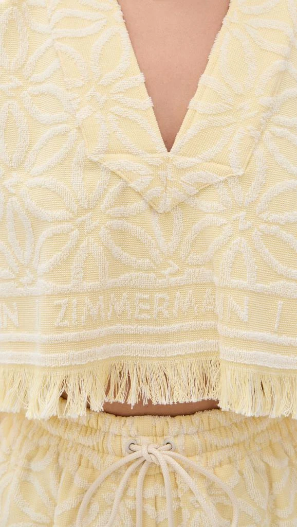 Zimmermann Coco Towelling Hooded Top 5