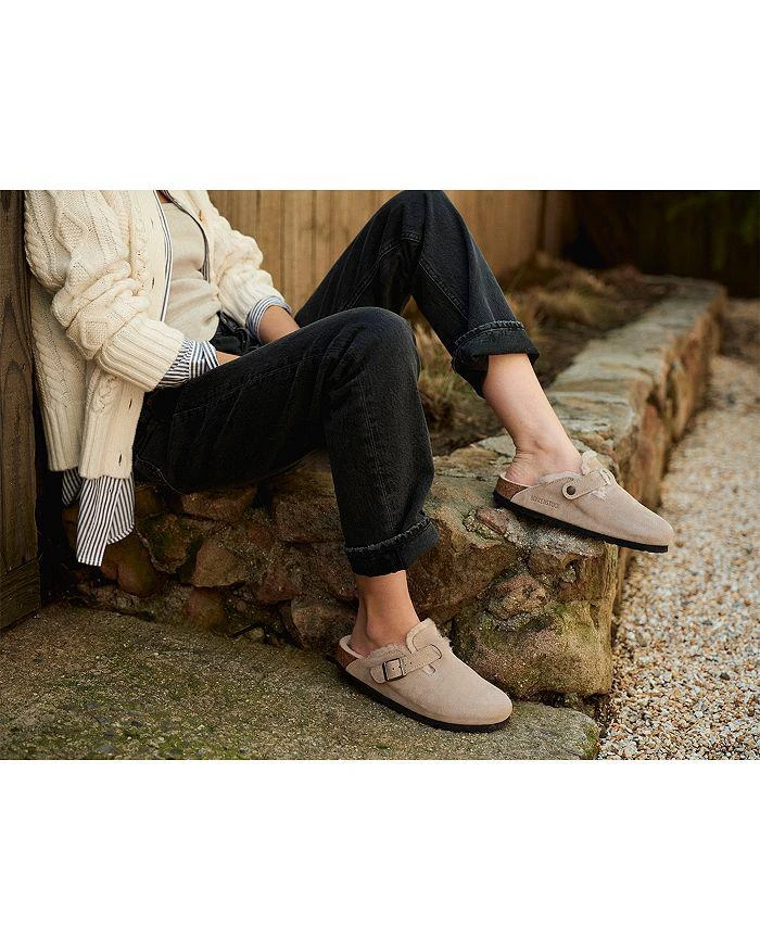 Birkenstock Women
s Boston Shearling Clogs 10
