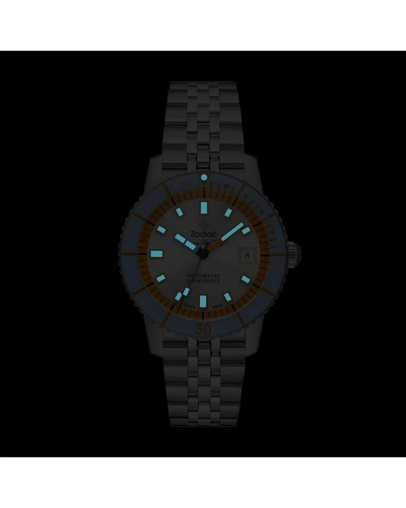 ZODIAC Compression Diver Automatic Stainless Steel Watch, 40mm 6
