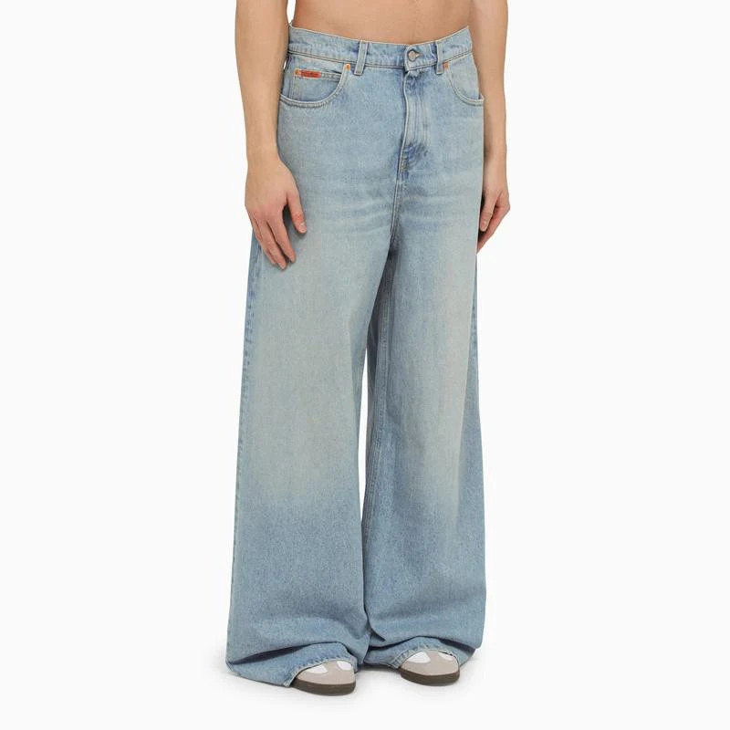 Martine Rose Light blue wide denim jeans 4