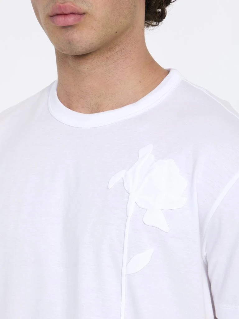 Valentino T-shirt with flower embroidery 4
