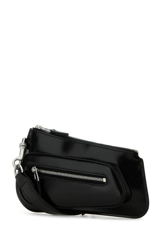 Kiko Kostadinov Black leather Trivia shoulder bag 1