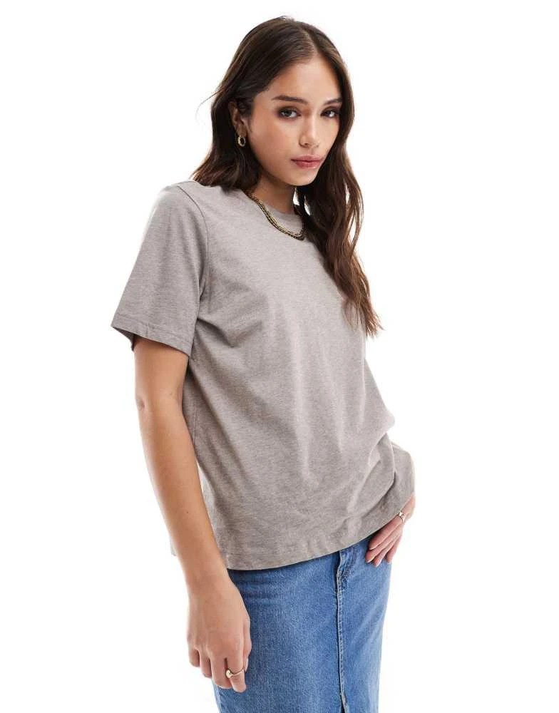 & Other Stories & Other Stories relaxed short sleeve t-shirt in mole 1