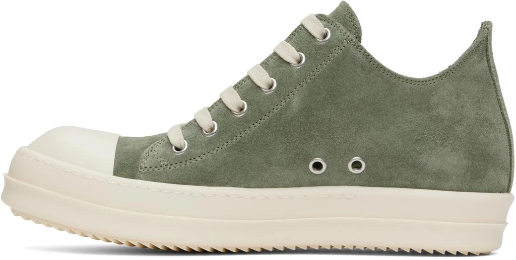 Rick Owens Green Hollywood Low Sneakers 3