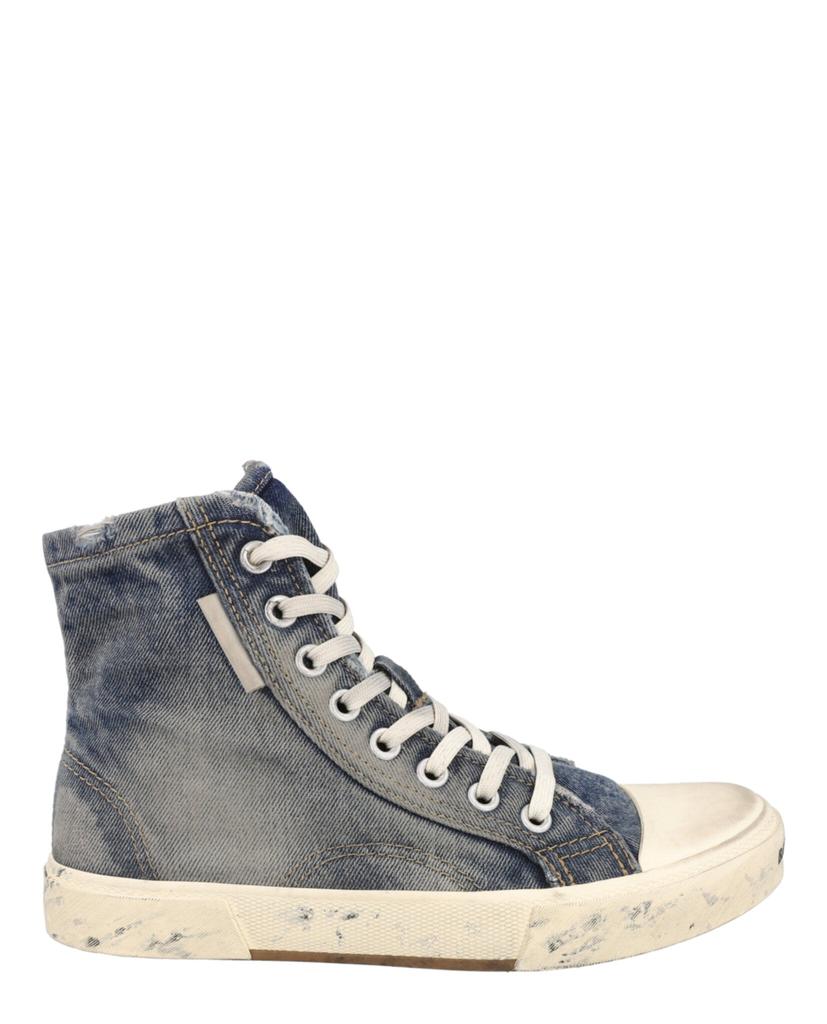 Balenciaga Paris Denim High-Top Sneakers