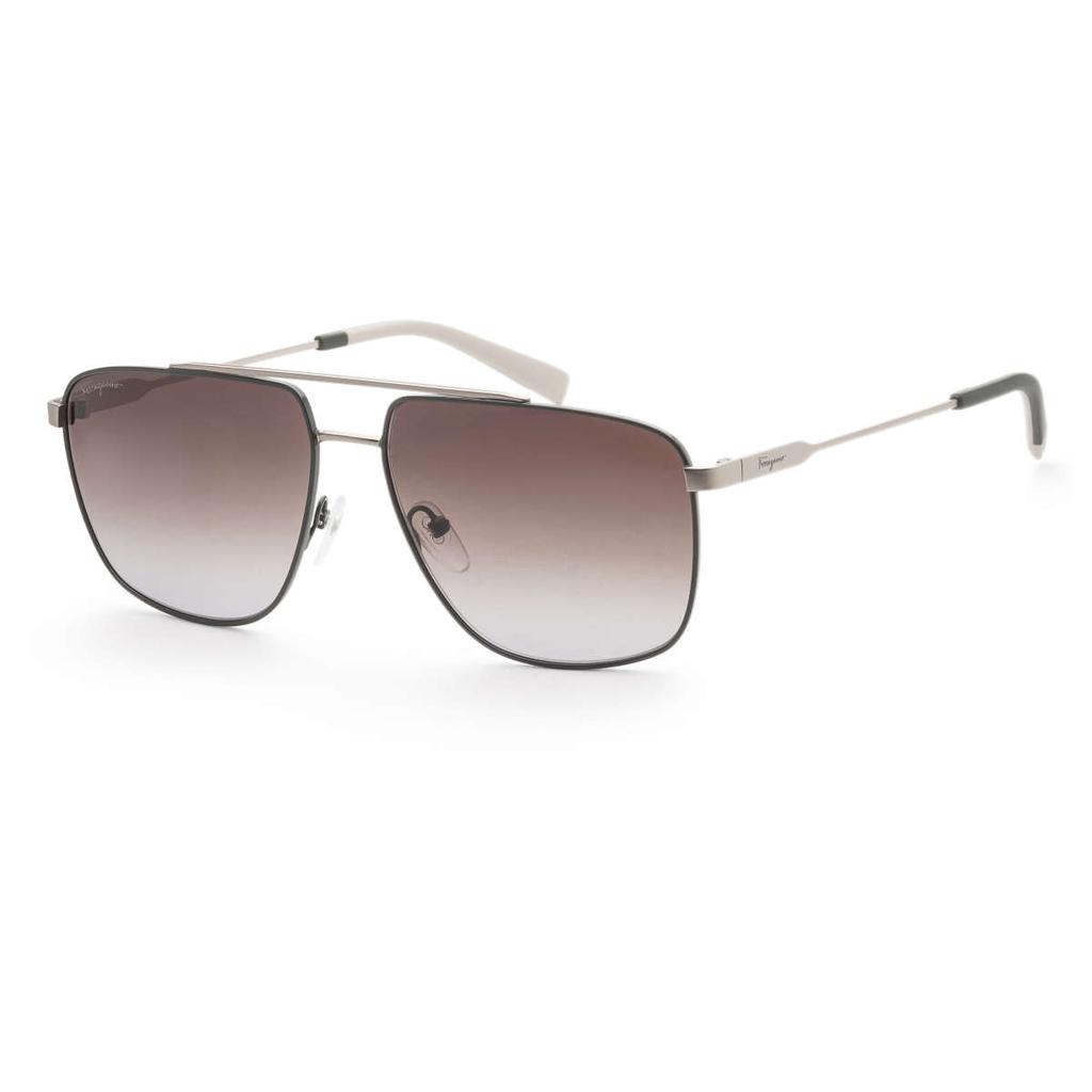 Salvatore Ferragamo Ferragamo Men's Gold Aviator Sunglasses