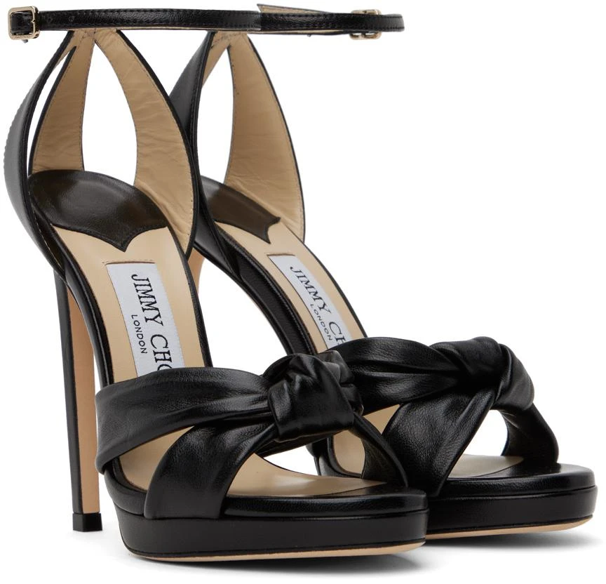 Jimmy Choo Black Rosie 120 Heeled Sandals 4