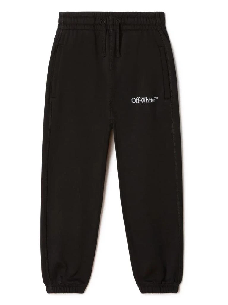 Off-White Black Joggers With Logo 1