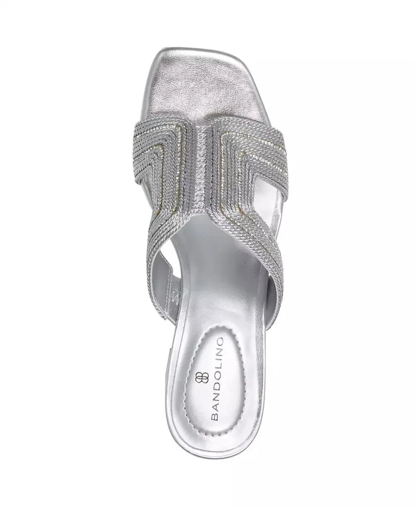 Bandolino Women
s Molane Embellished Block Heel Sandals 4