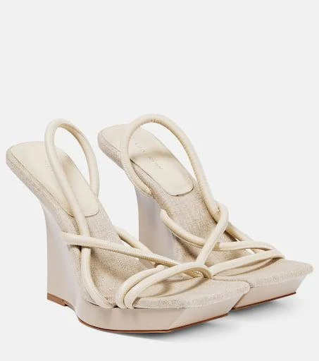 GIA BORGHINI Rosie 39 leather wedges 1