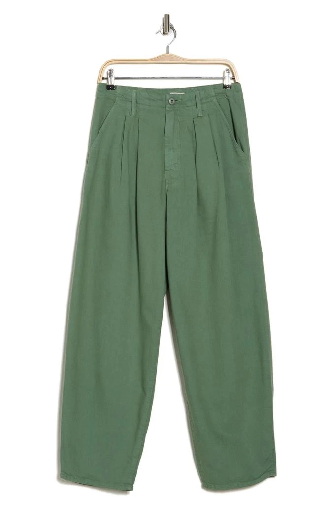 MOTHER The Pleated Chute Prep Ankle Pants 1