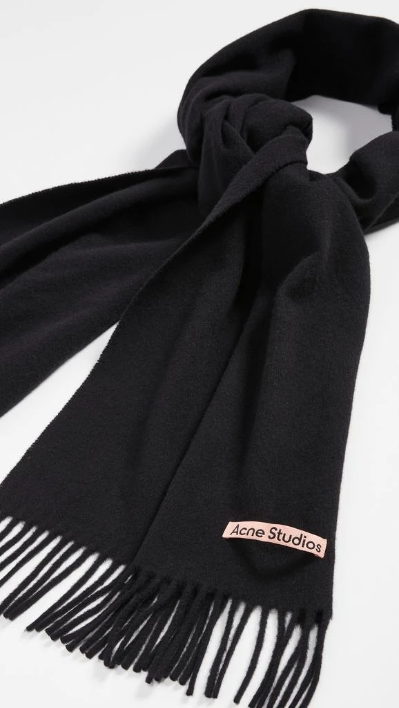 Acne Studios Oversized Fringe Wool Scarf 4