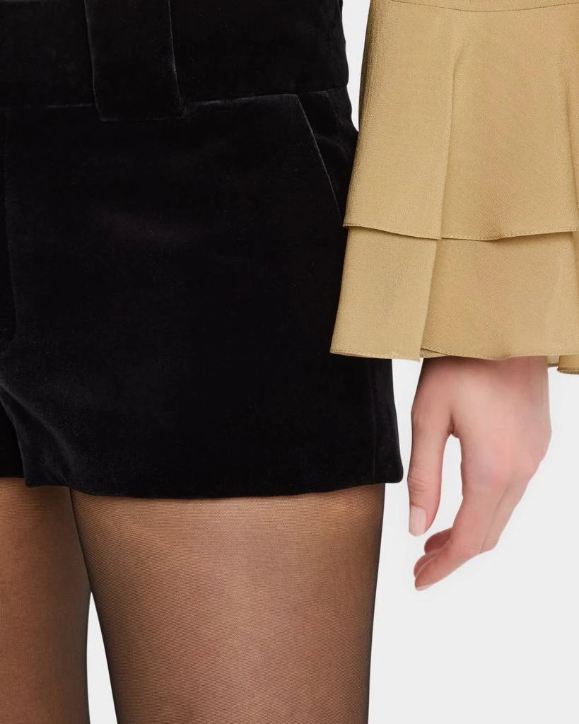 Chloé Velvet Micro Shorts 5