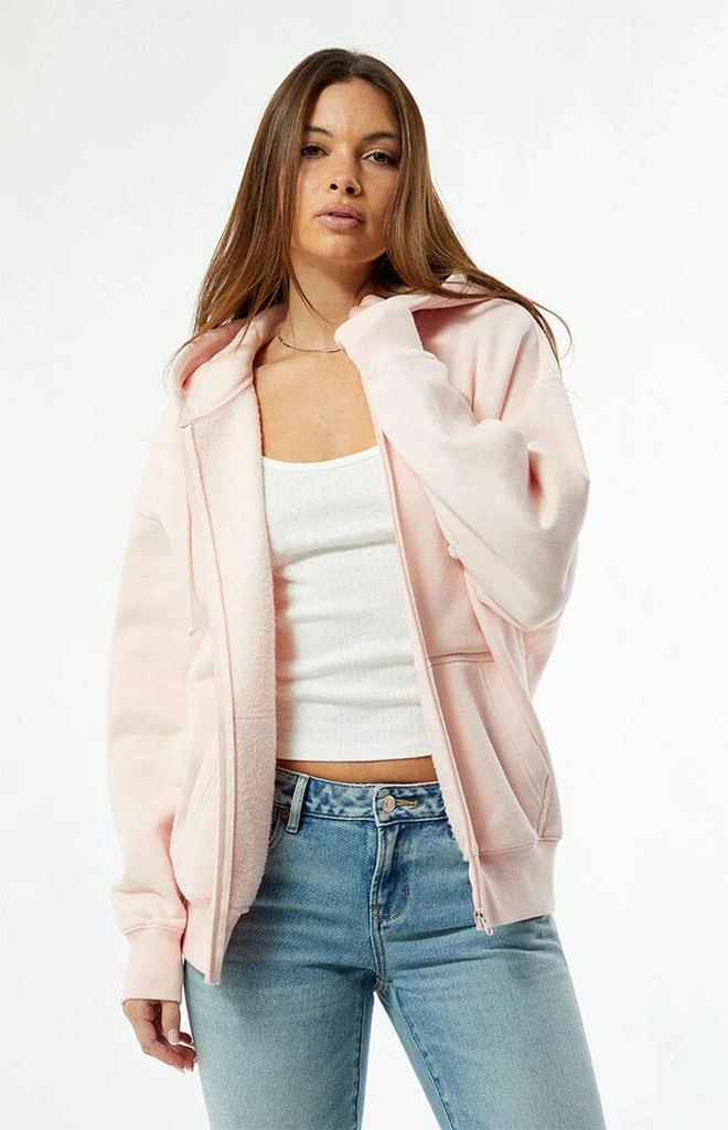 PacSun Solid Zip Up Hoodie 2