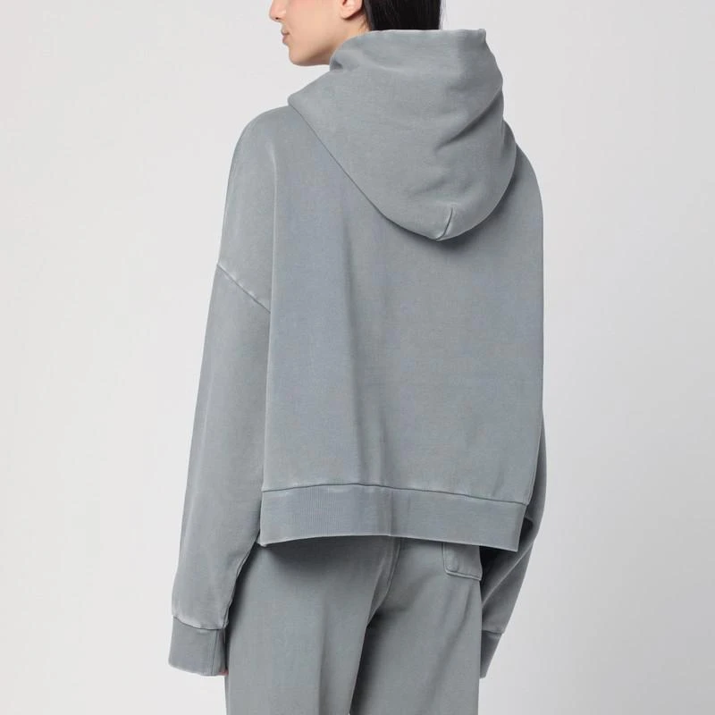 Entire Studios Grey hooded sweatshirt in cotton 3