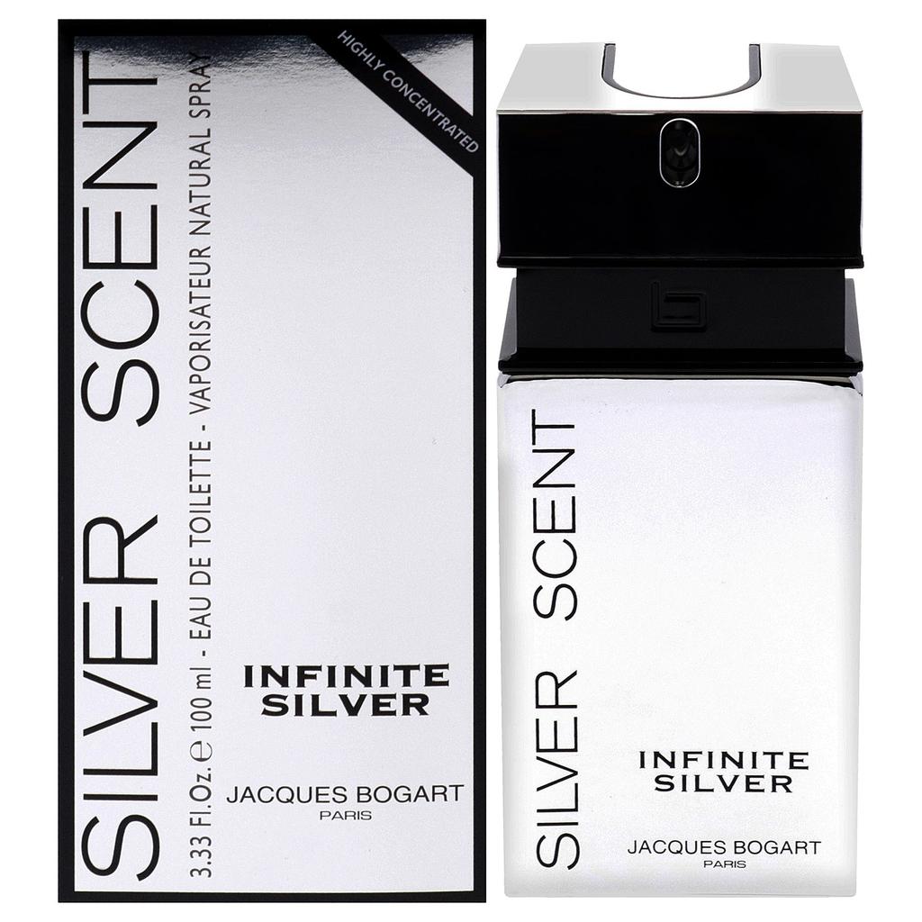 JACQUES BOGART Silver Scent Infinite Silver by  for Men - 3.33 oz EDT Spray