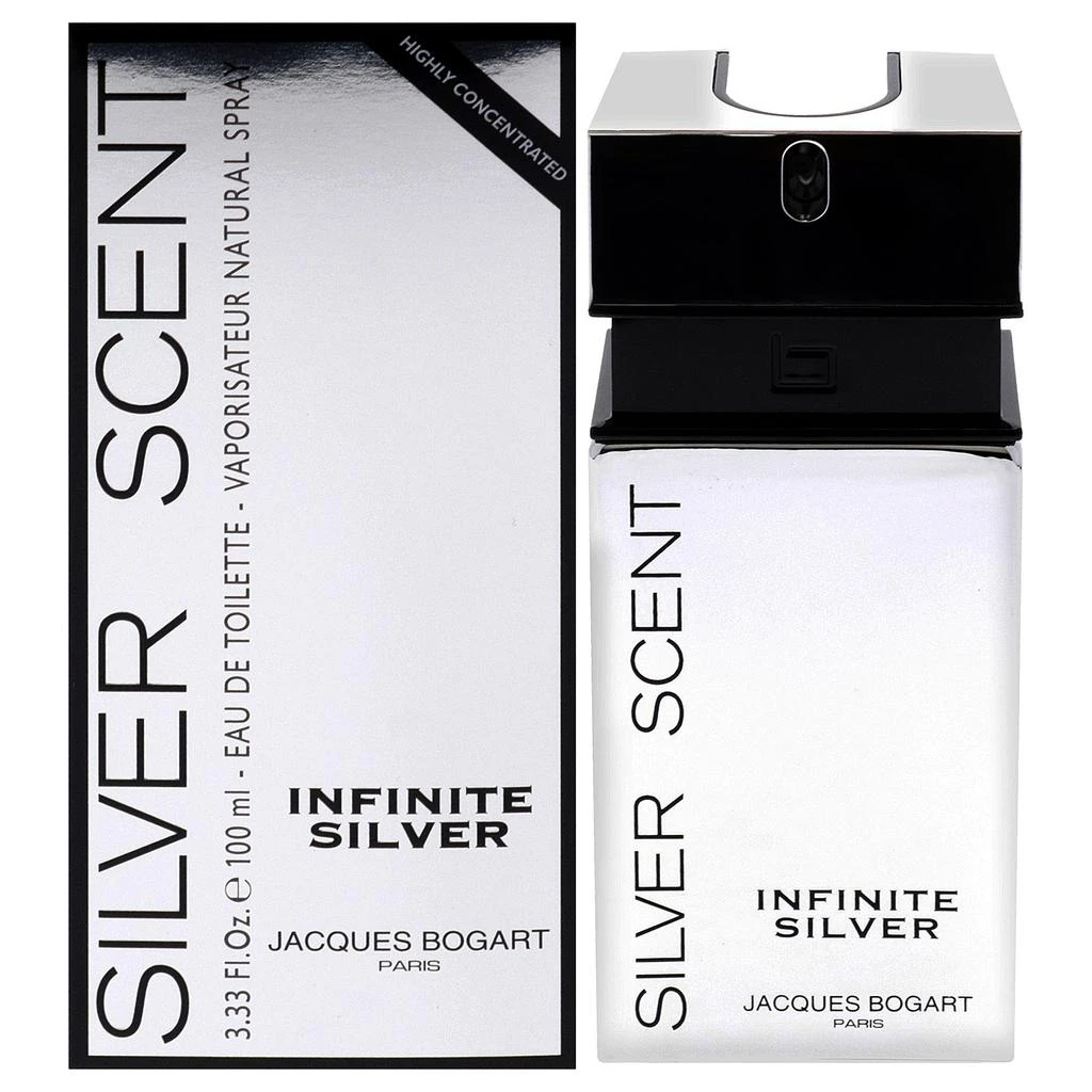 JACQUES BOGART Silver Scent Infinite Silver by  for Men - 3.33 oz EDT Spray 1