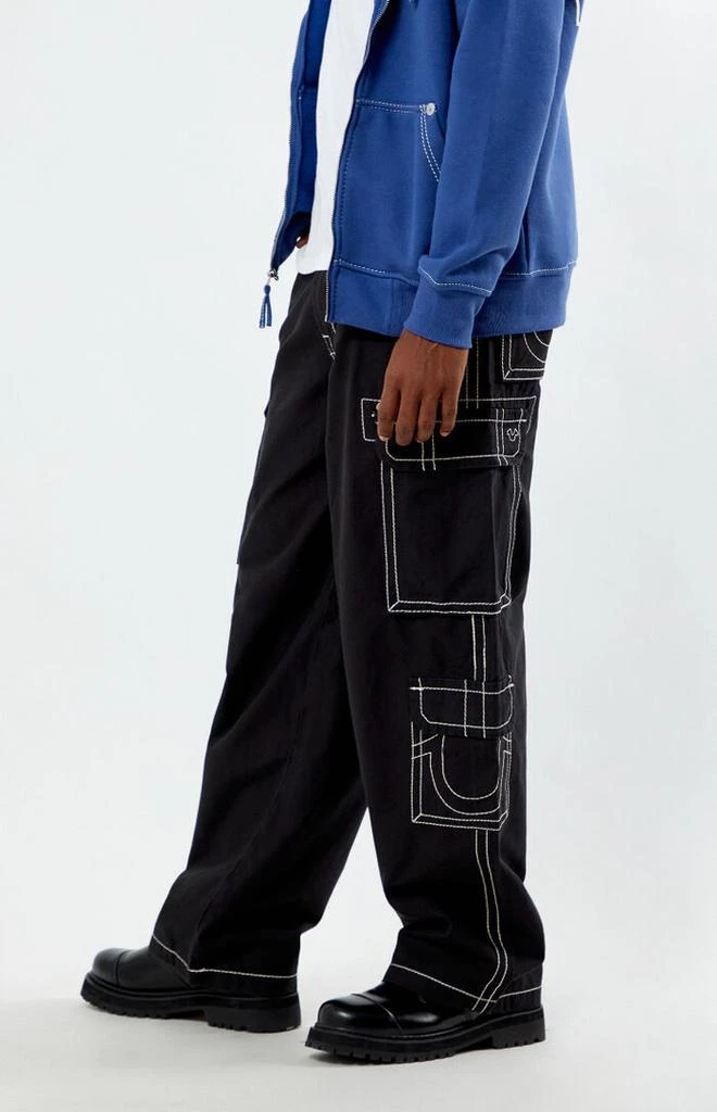 True Religion Big T Baggy Cargo Pants 3