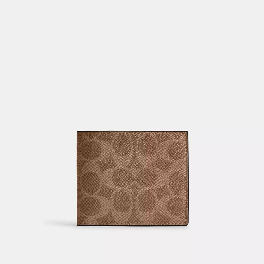 Coach Id Billfold Wallet In Signature Canvas