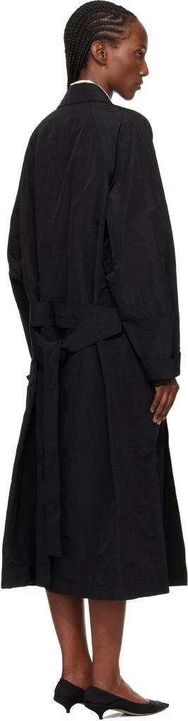 LE17SEPTEMBRE Black Crisp Raglan Trench Coat 3