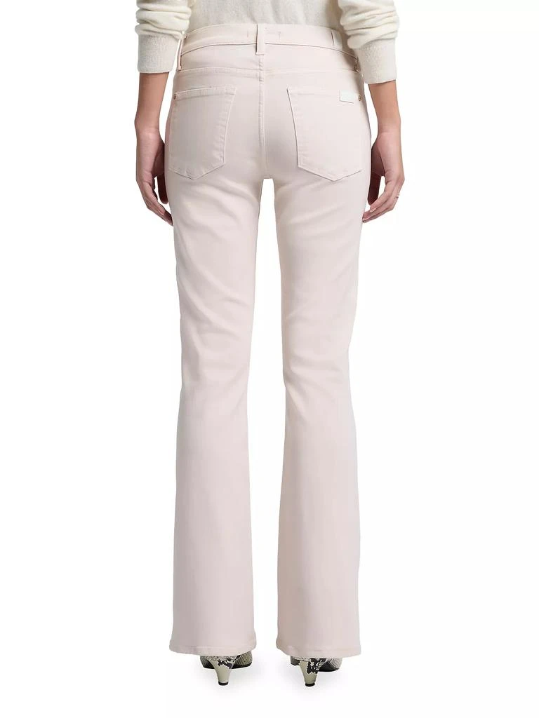7 For All Mankind Coated Mid-Rose Bootcut Tailorless Jeans 5