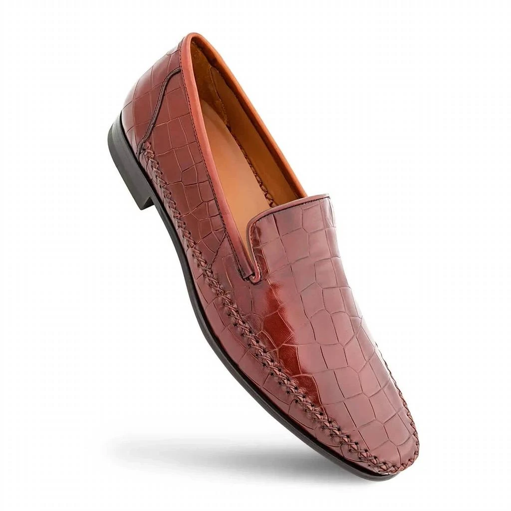 NEW MEZLAN fratello split-toe lace up in cognac Landing Fratello – Mezlan main image 3