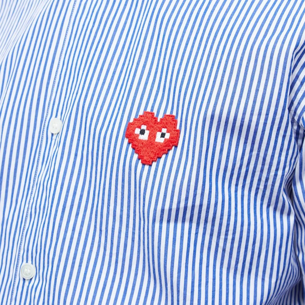 Comme des Garcons Comme des Garçons Play Invader Heart Striped Shirt 5