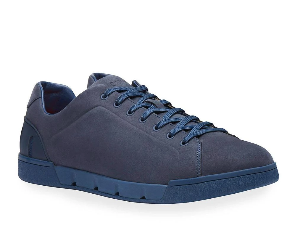Swims Men's Breeze Leather Sneakers In Navy 1