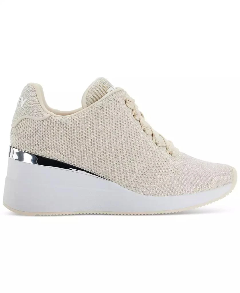 DKNY Women's Parks Lace-Up Wedge Sneakers 2