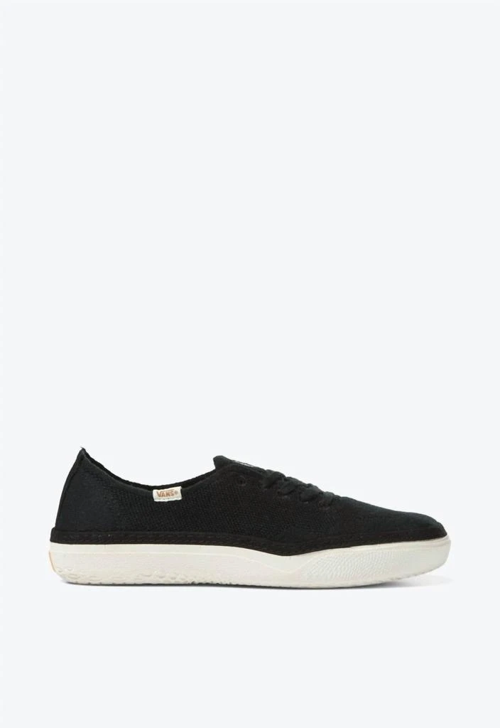 Vans Men's Circle Vee Sneaker In Black/marshmellow 1