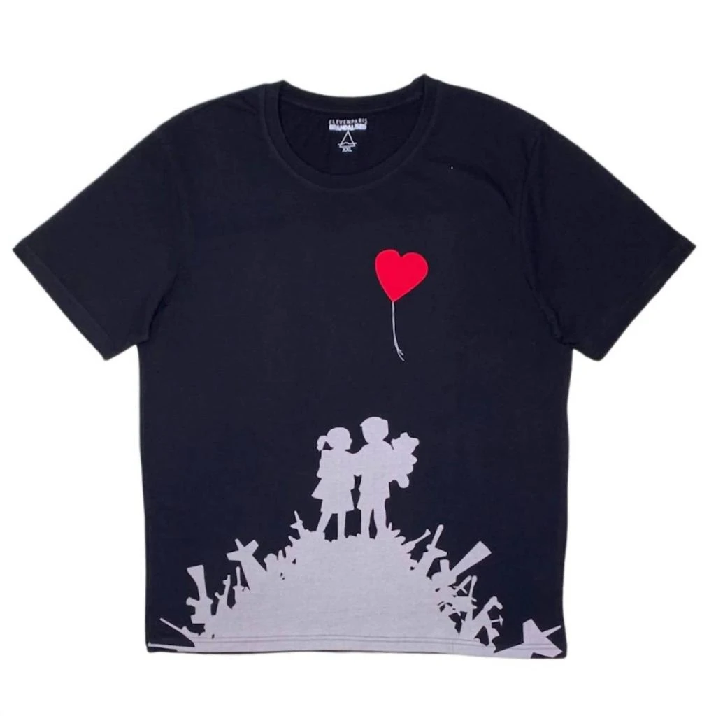 Eleven Paris Eleven Paris - Men's Life Is A Joke Heart Balloon T-Shirt 1