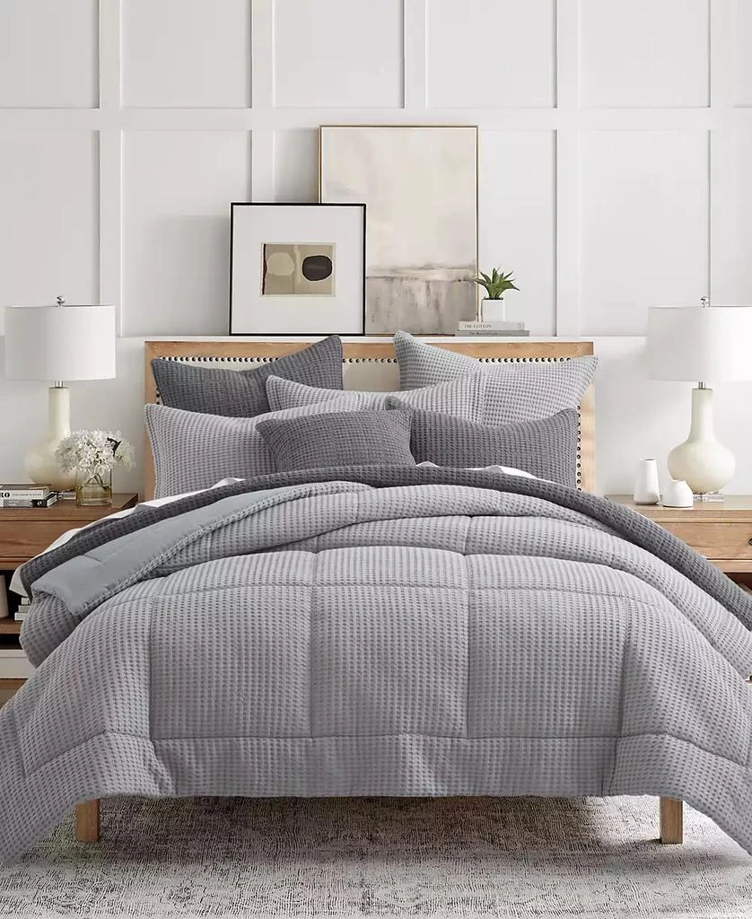 Levtex Mills Waffle 2-Pc. Sham Set, European 5