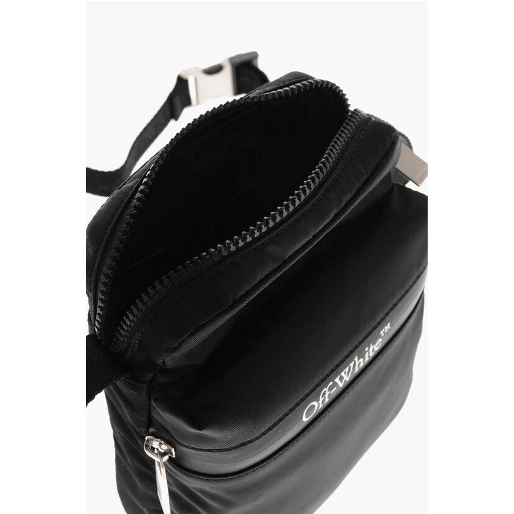 Off-White Off-White Nylon Crossbody Bag with Contrasting Logo 5