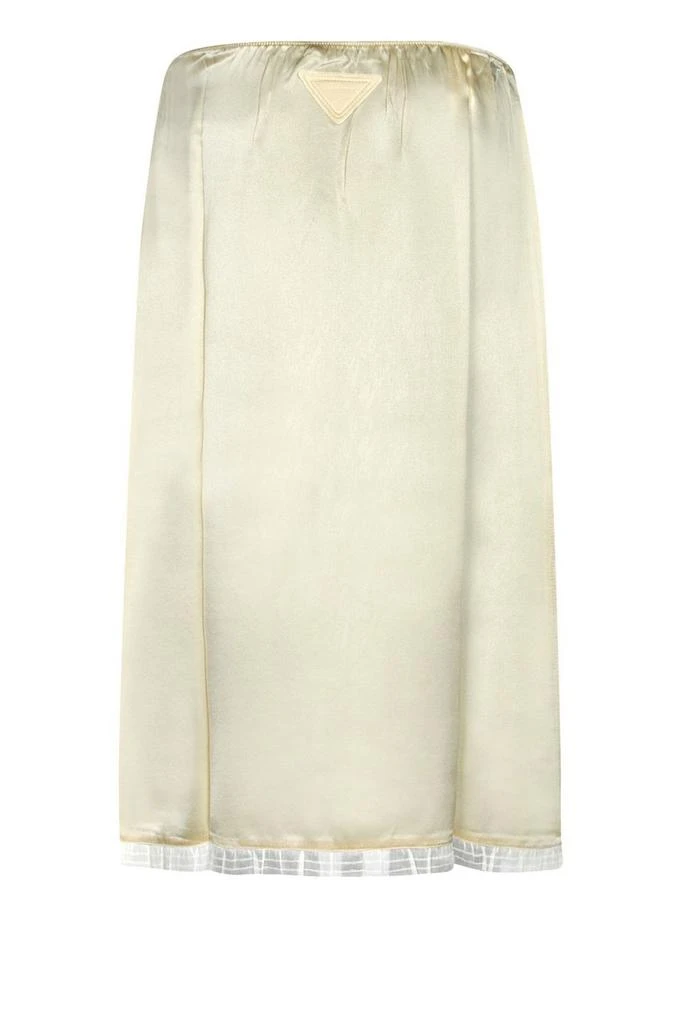 Prada Prada Satin Midi Skirt 2