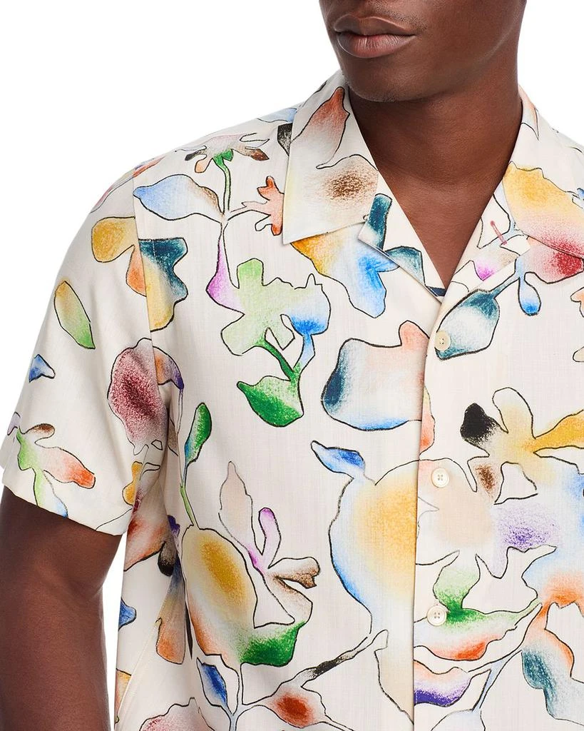 Paul Smith Paul Smith Floral Print Short Sleeved Casual Fit Button Down Shirt 4