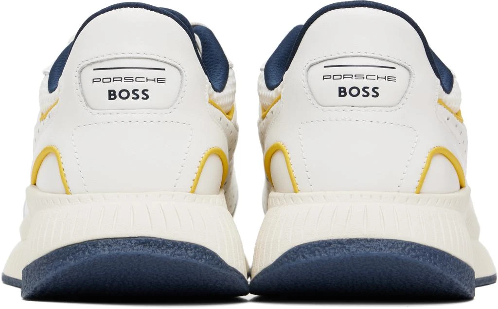 Hugo Boss White Porsche Edition Perforated-Leather Sneakers 2