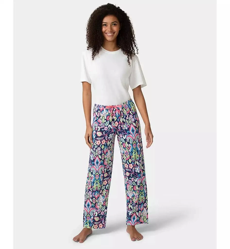 Hue Women
s Springs Arrival Ikat Printed Mid-Rise Pants 2