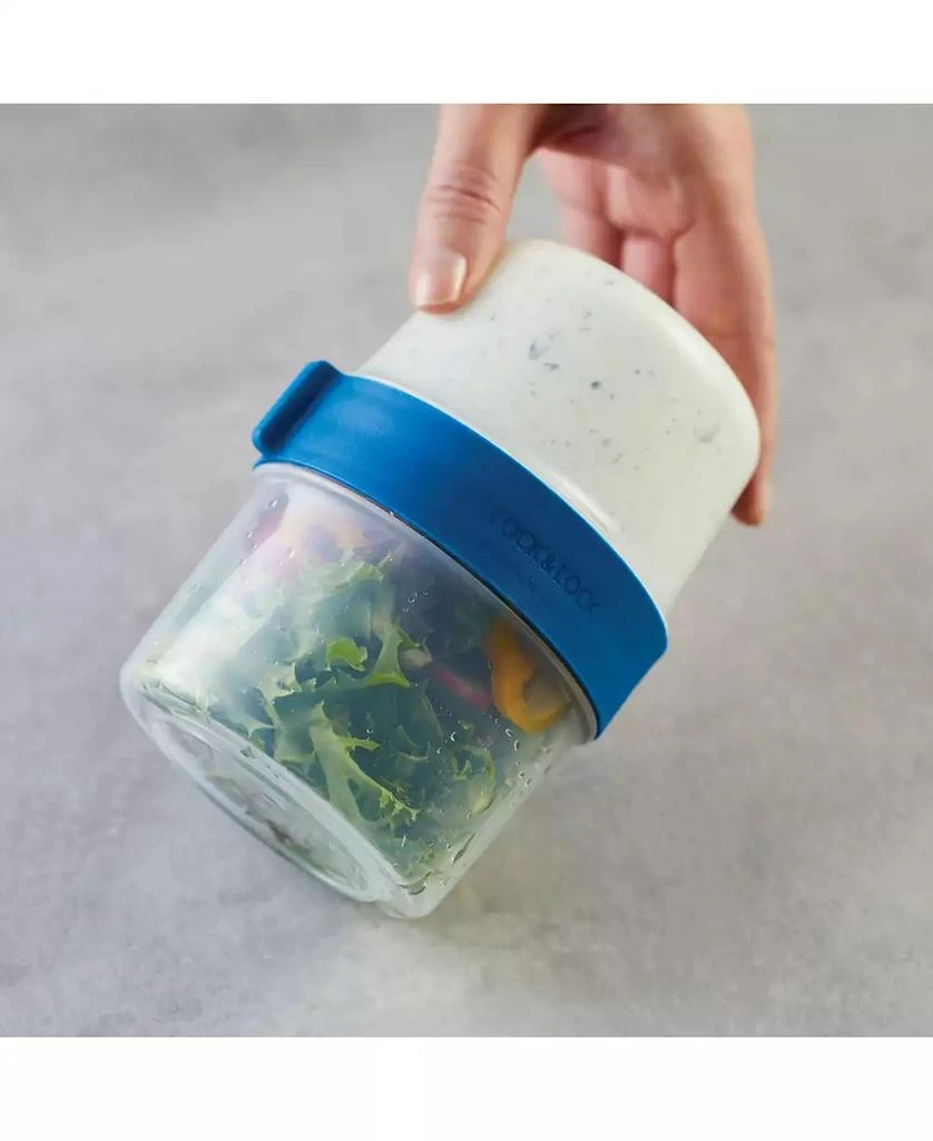 Lock & Lock Easy Essentials Twist Two Way Food Storage Container Set, 12-Piece, Clear 6