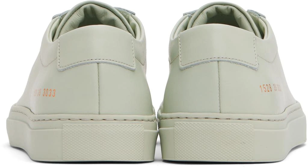 Common Projects Green Original Achilles Low Sneakers 2