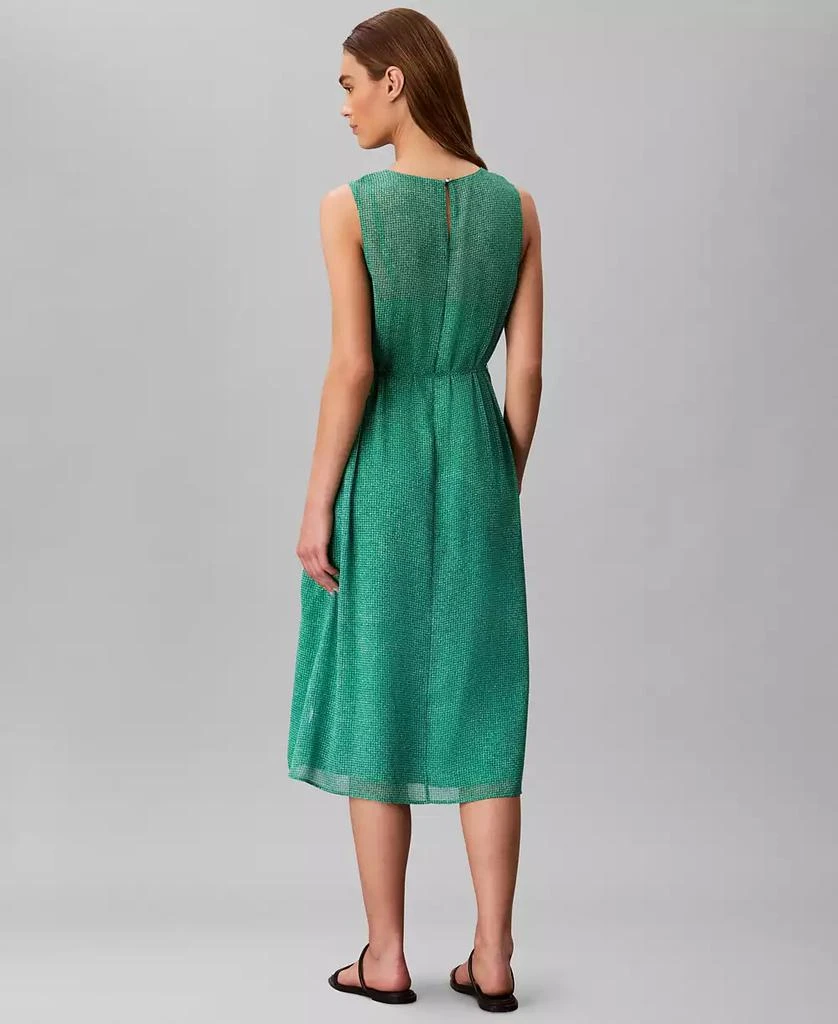 Women's Sleeveless Printed Chiffon Midi Dress  On Sale Now with Up to 66%  Off | Discover Exclusive Deals & Savings at BeyondStyle  Authentic Calvin  Klein dress|women's fashion|dresses with Limited-Time Discounts,