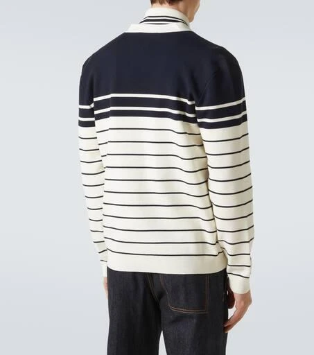 Gucci Striped cotton cardigan 4