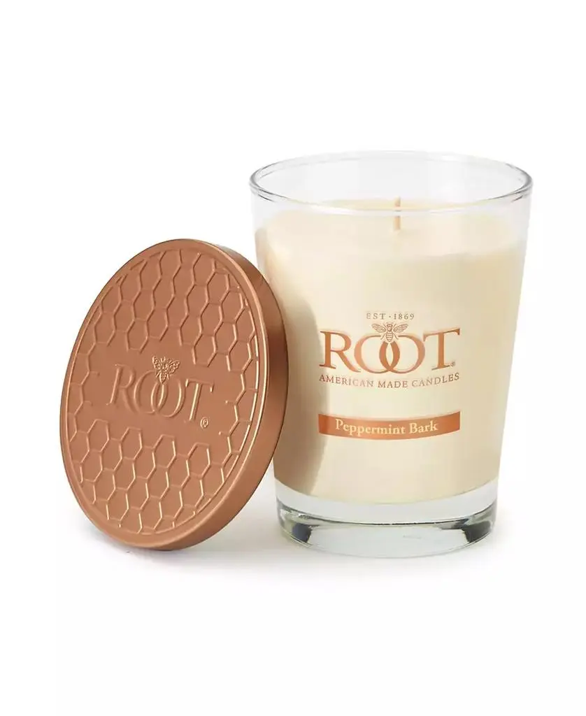 ROOT CANDLES Large Veriglass Peppermint Bark Fragrance Jar Candle